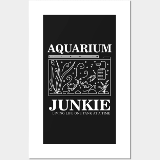 AQUARIUM / FISH KEEPING: Aquarium Junkie Gift Posters and Art